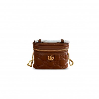GUCCI GG MATELASSÉ TOP HANDLE MINI BAG 723770 (16*10.5*5cm) GUCCI GG MATELASSÉ TOP HANDLE MINI BAG 723770 (16*10.5*5cm)